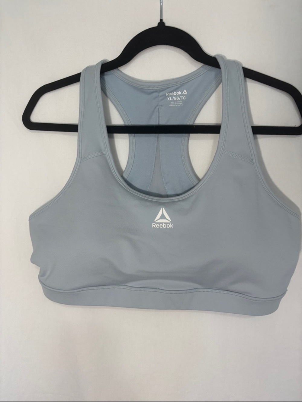 Reebok Light Blue Racerback Sports Bra